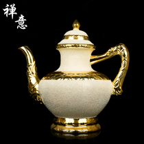 Fine ceramic pot 1 5L water supply pot Characteristic ghee tea pot Tibetan jug