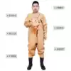 Water jacket pants Fishing winter jumpsuit Waterproof suit Men's fish pond rain pants Full body fishing jumpsuit harpoon anti-dirty