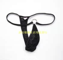 Mesh bag egg transparent mens sex panties Sexy adult supplies thong T pants exposed ass couple flirting