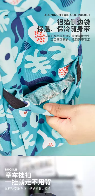 gb good boy mommy bag xách tay ba lô mẹ và bé dung tích lớn ra ba lô mẹ thời trang đơn giản và gọn nhẹ - Túi / túi Baby