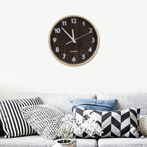 Wall clock Jane European personality clock Living room decoration clock Industrial wind wall clock Household decoration electronic clock European Wrought iron clock