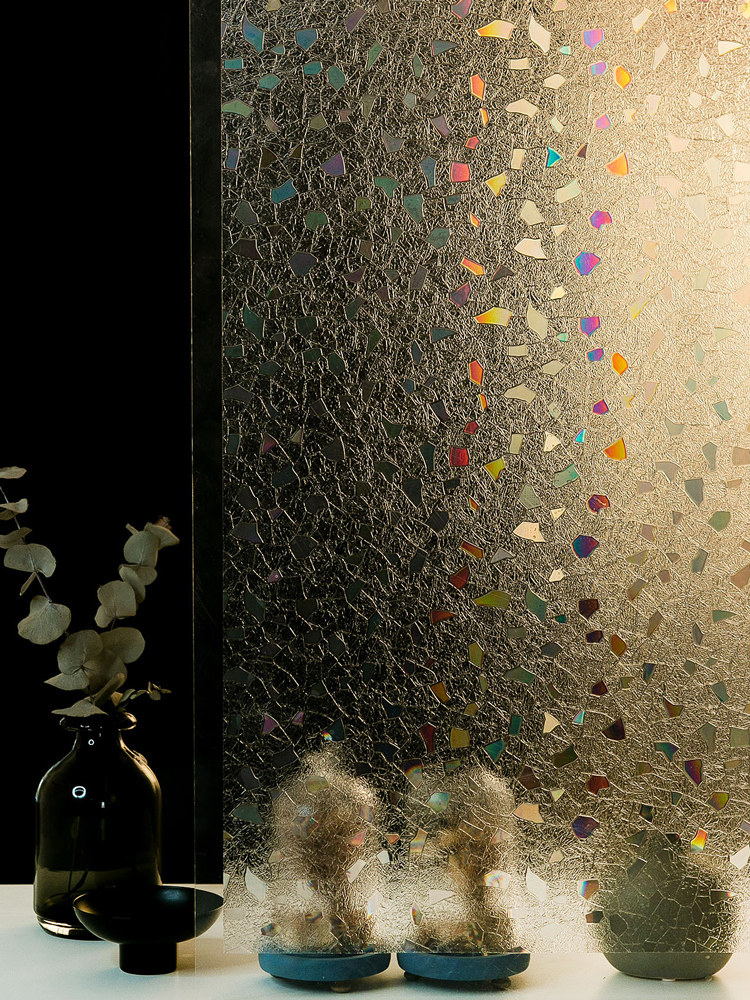 Imported office bathroom glass stickers light-transmitting opaque window stickers glue-free scrub powder room shading film