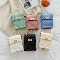 Bag summer female ins niche 2021 New Tide fashion small square bag women bag summer wild cross body mobile phone bag