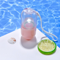 Invisible myopia glasses case ins simple double companion box portable storage care small cute pupil box