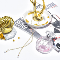 O-shaped glasses chain rope retro pendant decoration hanging neck Net red retro female art fashion sunglasses chain tide