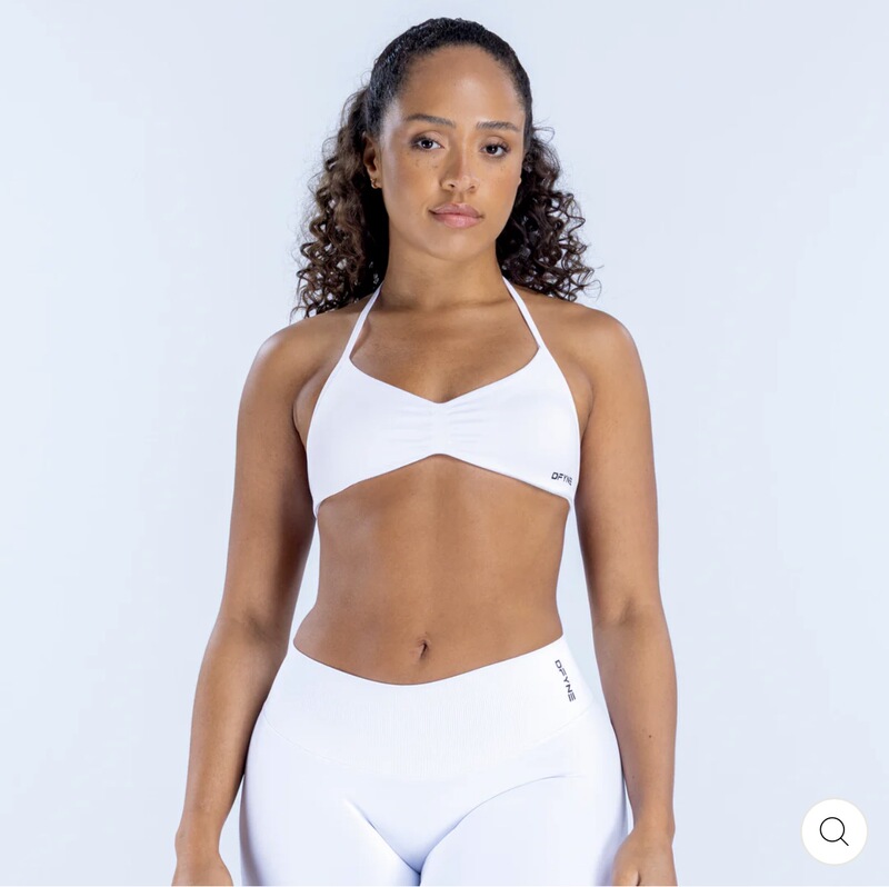 Town Store Dfyne Triangle Cup Halter Neck Impact Strappy Bra Sports Bra (Original Packaging Label) Classic