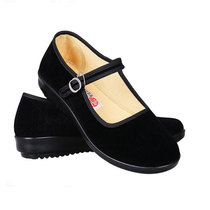 Spring Ladies Black Flats Ballerinas Mary Janes Casual Women