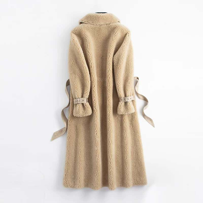 Бархатовая длинная зимняя куртка, средней длины, 2019