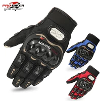 Găng tay xe máy Bốn mùa đua xe đạp Đầu máy xe lửa Màn hình cảm ứng Chống rơi Trượt Full Finger Hiệp sĩ Thiết bị Winter Half Finger Găng tay băng bảo vệ đầu gối