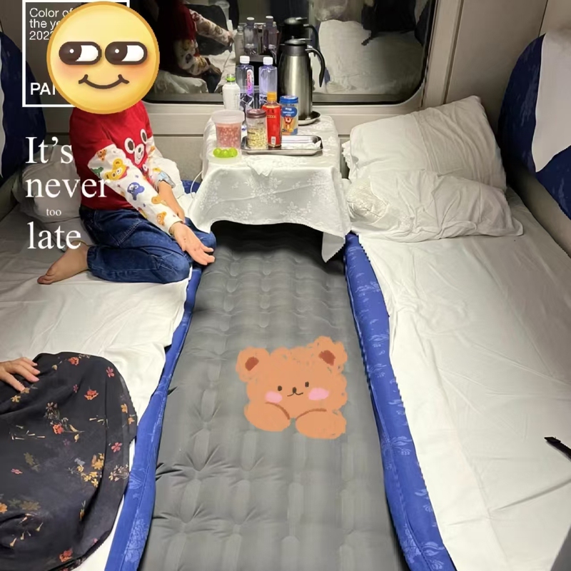 Train Sleeper with Baby Artifact Soft and Hard Sleeper Middle Extra Bed and Lower Bunk Widened Travel Sleeper Bed Inflatable Mattress Train Sleeper with Baby Artifact Soft and Hard Sleeper Middle Extra Bed and Lower Bunk Widened Travel Sleeper Bed Inflatable Mattress