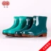 Đôi giày đi mưa đôi giày ống nước ngắn của nam ủng đi mưa cao cấp Rainshoes