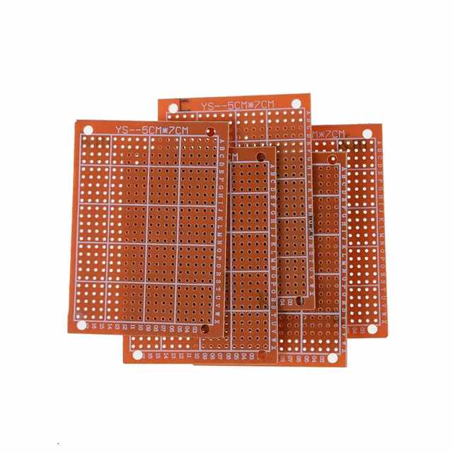 10pcs1.2mmOrangePCBProtoboardCircuitBoardPCBPrototyp