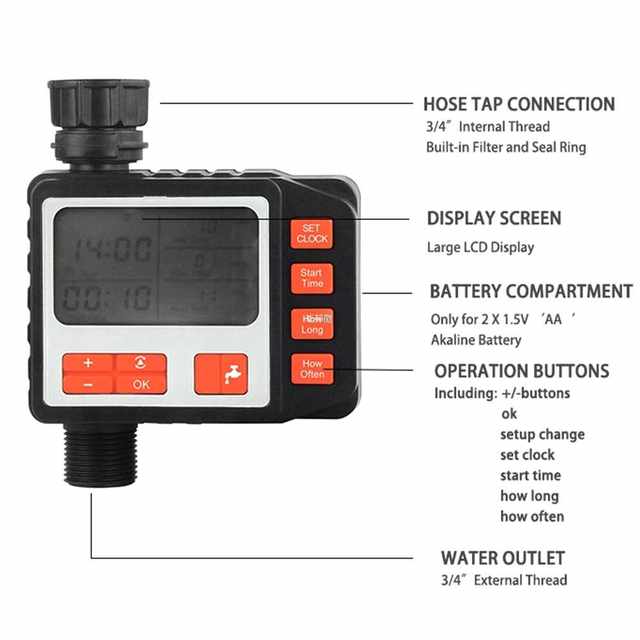 DripIrrigationWateringSystemTimerAutomaticContrlerO