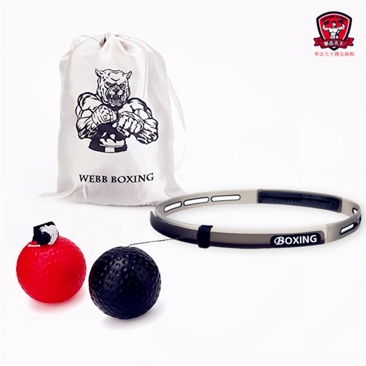 Phiên bản bóng đôi gắn trên đầu Anh - Taekwondo / Võ thuật / Chiến đấu gang tay boxing