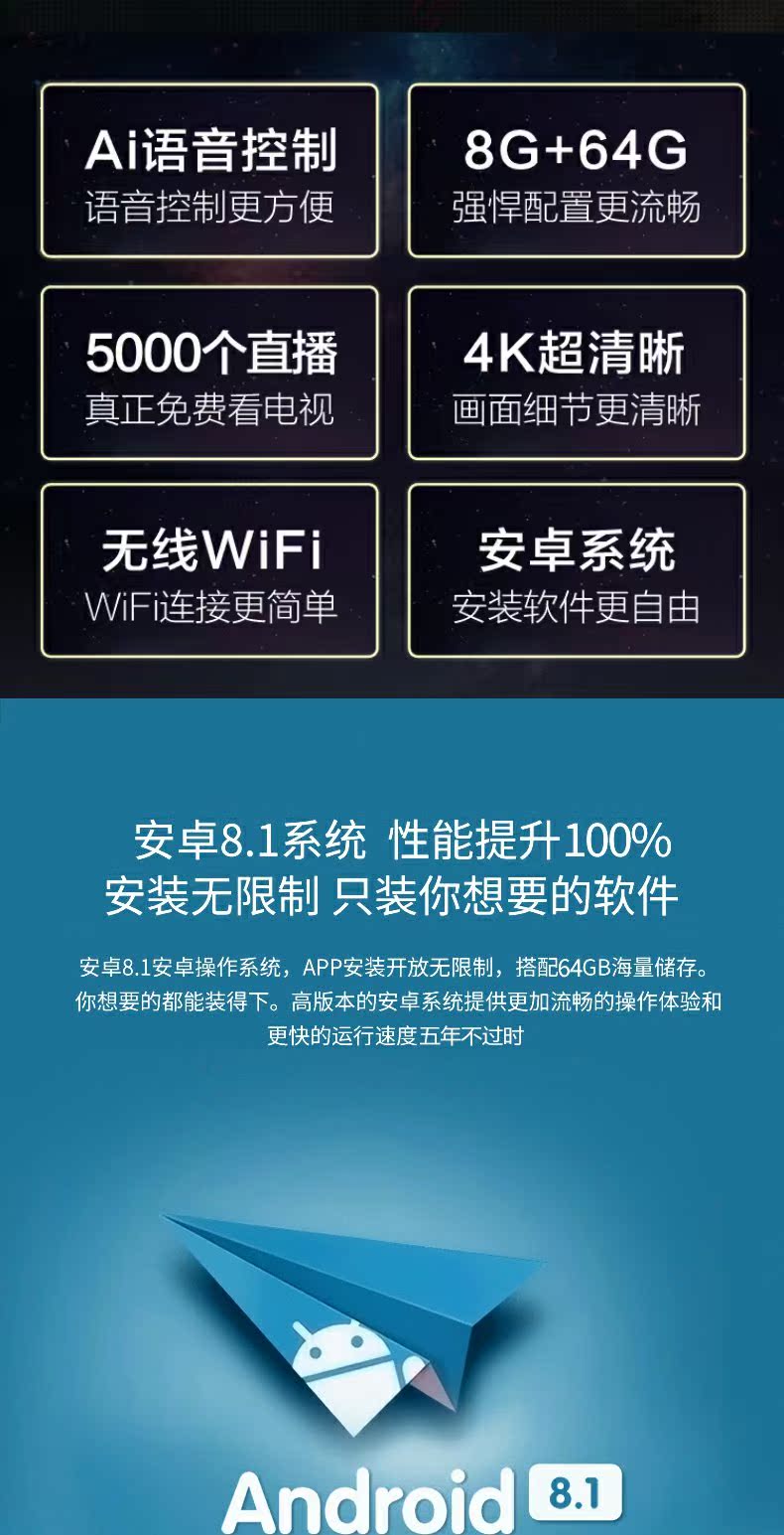 bộ phát wifi 4g tp-link SCHEDEE / Schneider S8 hộp set-top mạng tám lõi Android 4K TV - Trình phát TV thông minh