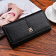 Long wallet women's new Japanese and Korean simple fashion big-name sweet soft leather lychee pattern large capacity wallet wallet