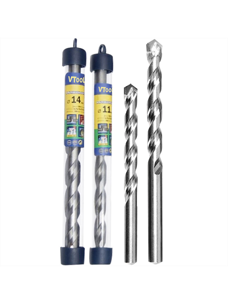 Alloy drill Hole drilling head inlaid alloy super hard concrete multi-function electric drill Hole magnetic alloy triangle drill