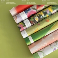 "Черный черный магазин" Весна и летняя бумага тюльпана Корейское цветочное искусство Большой бренд Подарки Цветочный подарок масляной живопись