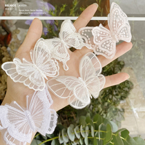  Black face black shop Flower decoration Butterfly gift decoration Princess lock edge lace pearl