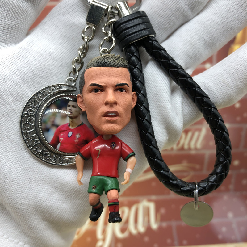 Football Fan Merchandise: Cristiano Ronaldo, Lionel Messi, Buffon, Ronaldo, Mbappe, Haaland Dolls, Plush Toys, Lanyards, Keychains, Gift Boxes