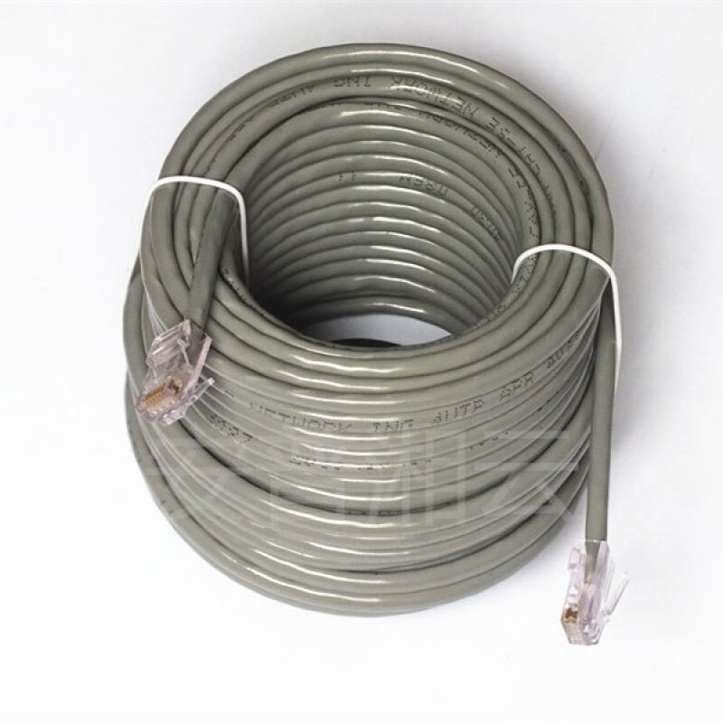 Network cable 20 50 meters super five eight-core computer network cable Broadband network line Router network cable