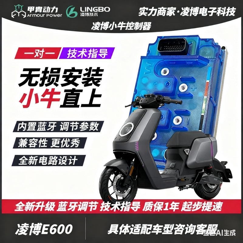 Lingbo Controller E600 for Ninebot/Maverick/Jihe/Tailin/Black Knight with Direct Connection and Preserved Functions, Bluetooth Control Lingbo Controller E600 for Ninebot/Maverick/Jihe/Tailin/Black Knight with Direct Connection and Preserved Functions, Bluetooth Control