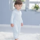 Áo liền quần cho trẻ sơ sinh dài tay cotton romper đồ ngủ bé gái quần áo sơ sinh nam 0-3 tuổi 2 mùa xuân và thu - Áo liền quần