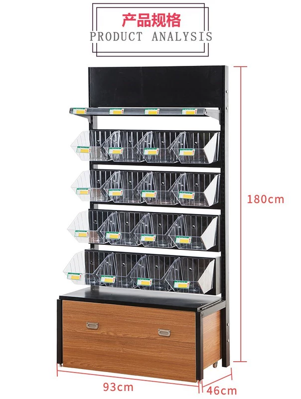 Đồ ăn nhẹ kệ trái cây trưng bày tủ trà trưng bày tủ quà tặng hộp thuốc