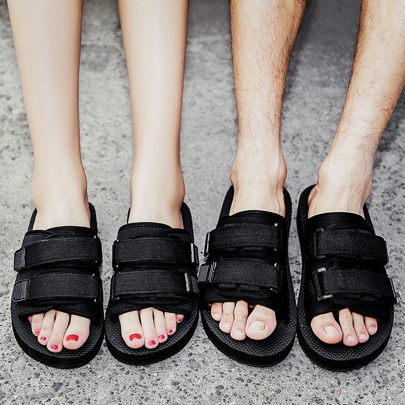 Men's sandals 2019 new summer outdoor men's slippers ins tide sandals trend