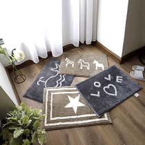 Nordic floor mat Doormat Entrance Bathroom door Foyer Household floor mat Bathroom non-slip mat Bathroom absorbent carpet