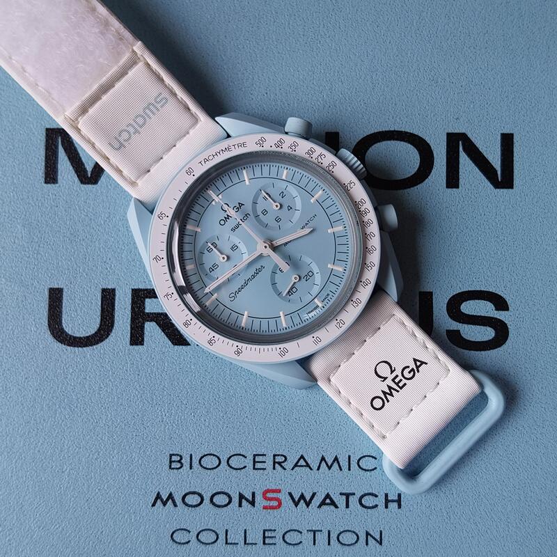 Authentic In-Stock Swatch X Omega Speedmaster Uranus Planet Series Omega Swatch Watch Authentic In-Stock Swatch X Omega Speedmaster Uranus Planet Series Omega Swatch Watch