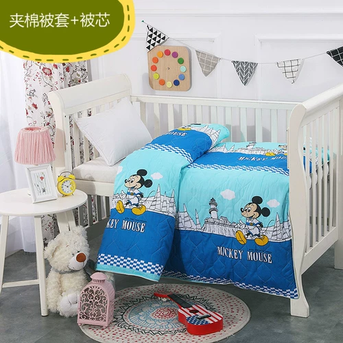 Хлопковое одеяло для детского сада в обеденный перерыв, хлопковый пододеяльник, 110-150см