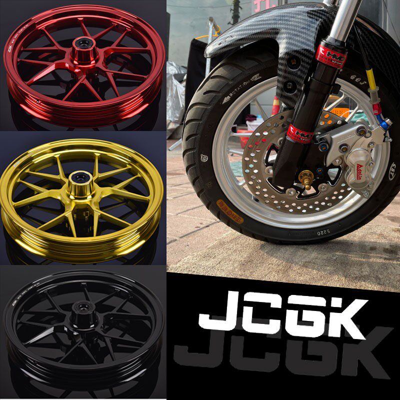 Small Bull Electric Car Retrofit JCGK Front Hub U US U B UQI 12 Inch CNC Aluminum Alloy Steel Ring Straight Up