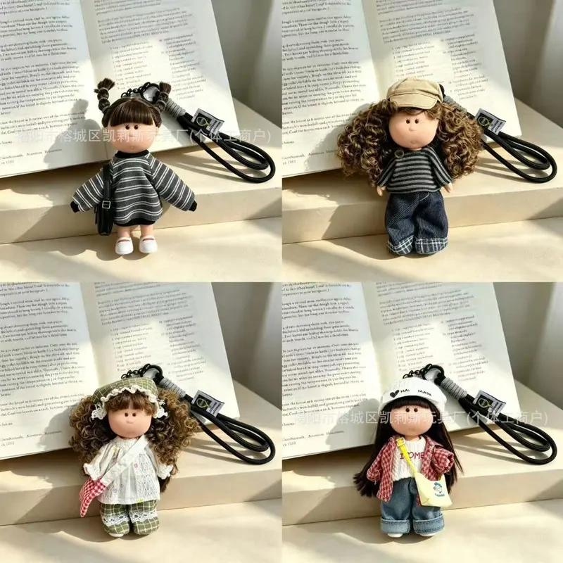 14cm Spanish Potato Doll Keychain Pendant Girl Keychain Doll Toy Gift 14cm Spanish Potato Doll Keychain Pendant Girl Keychain Doll Toy Gift