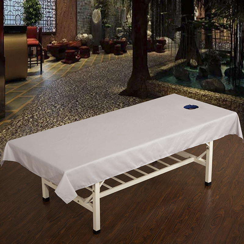 Massage Health Club Câu lạc bộ cơ thể Y học Vật lý trị liệu Massage Beauty Salon Cotton đặc biệt Bông Tấm Bông Lỗ với Lỗ - Khăn trải giường ga giường 1m8 x 2m