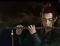 Ancient bagpipe flute tassel hanging ear pendant accessories TV series Xiao Zhanfu Bodhi Lotus spike