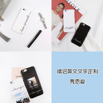 Superfire lovers handshell custom applicable iphone11 English name X 8 7P protective sheath Show Enlove XR