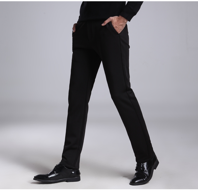 Trăm quần nam quần mùa thu đông cộng với quần nhung co giãn thông thường shop quần áo nam