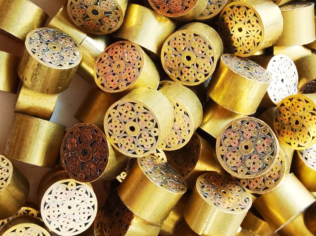 Mosaic rivet 6x4mm-d009 flower nail knife handle mosaic slingshot DIY pattern nail