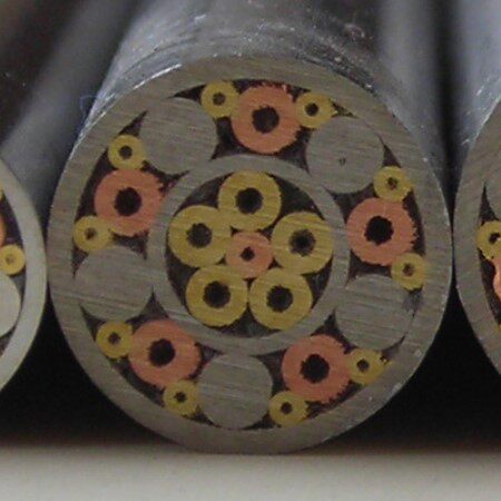 Mosaic rivet 7mm-011 number flower nail knife handle inlaid slingshot DIY pattern nail