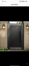 Iron Art Gate Courtyard Door Villa Gate Garden District Iron Gate Iron Art Open Door Translation Electric Mobility Door