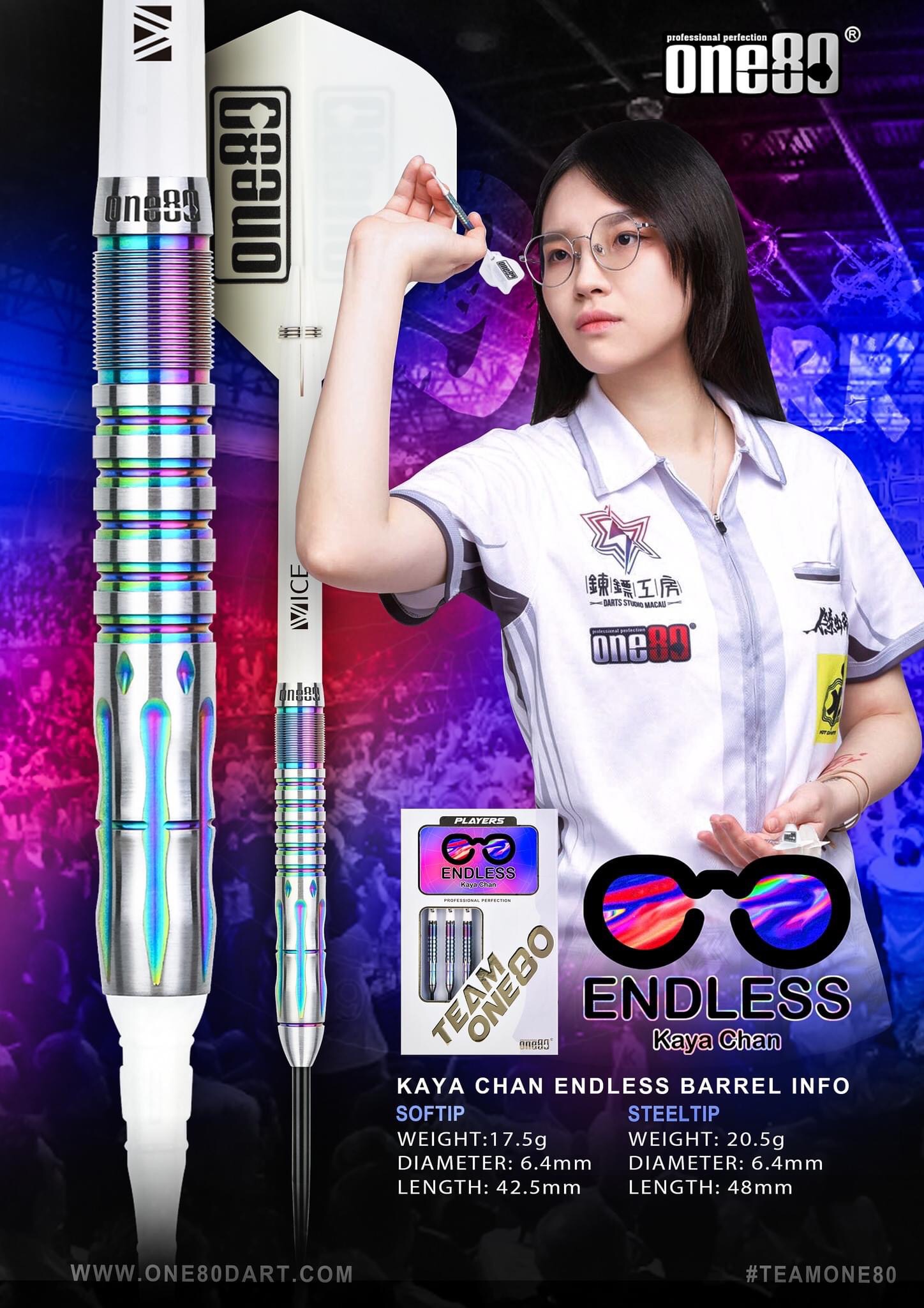 【極美品】ENDLESS Kava Chan選手モデル One80 極美品】ENDLESS Kava Chan選手モデル One80
