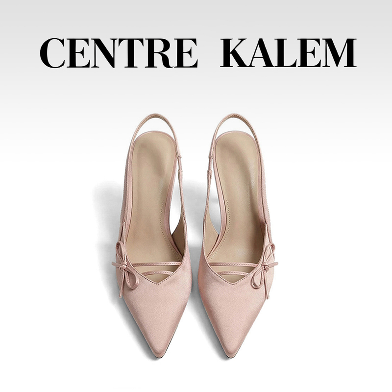 【Centre Kalem Women's Shoes】Zhou Yang's Same Style as Liuli, Height-Enhancing Pink Butterfly High-Heeled Shoes for Petite Women 【Centre Kalem Women's Shoes】Zhou Yang's Same Style as Liuli, Height-Enhancing Pink Butterfly High-Heeled Shoes for Petite Women