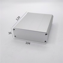 Aluminum alloy shell aluminum profile box split aluminum shell 104*36 battery box shell opening custom circuit board shell