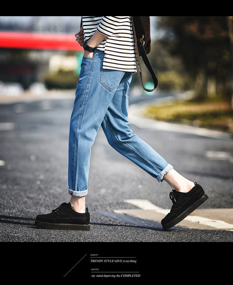 Jeans pour adolescent Sarouel en CVC pour printemps - Ref 1485664 Image 13