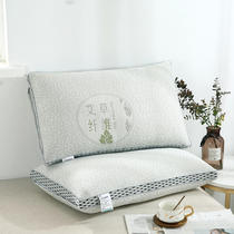 Pillow pillow core low pillows pillow students single quarters for home a pair of anti-mite and cervical spine sleep-sleeping whole head boys