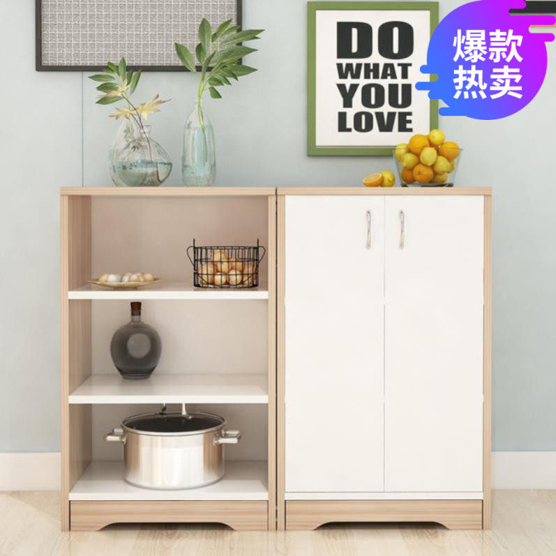 Kitchen storage cabinet with door storage box for bowl Economy bed cabinet Table Living room Simple storage shelf Low cabinet