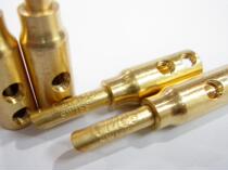 American CMC-0668-CU-G (AG-R) pure copper sand gold banana head sound box wire plug single price