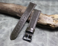 Тонкий черный кофейный кожаный ремешок для часов, 18mm, 19mm, 20mm, 21mm, 22mm