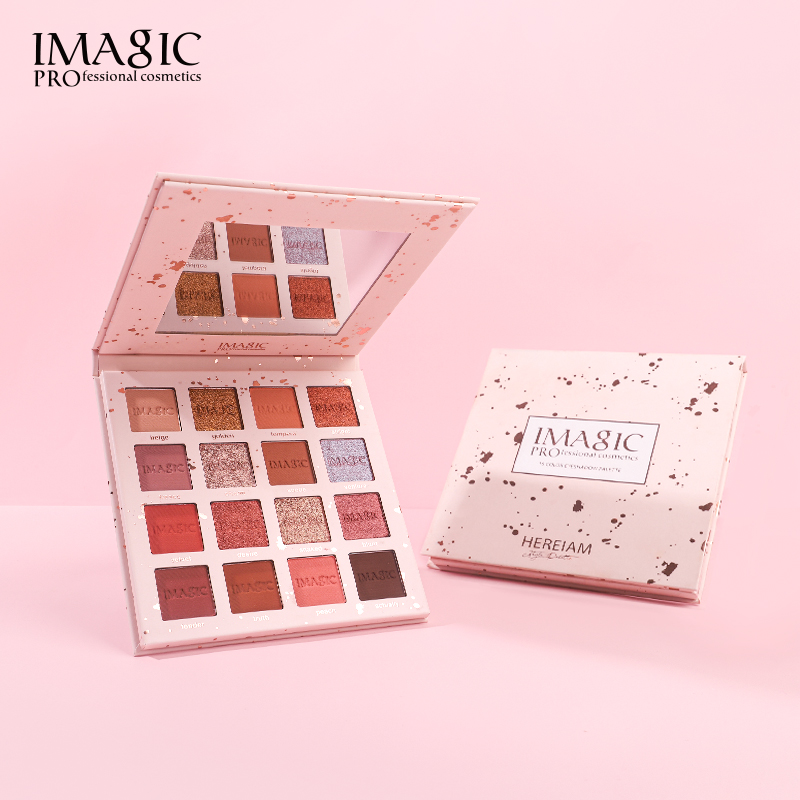 imagic eye shadow pan matt pearly polarized earth color ins superfire beginner 16 color everyday eye shadow country stock